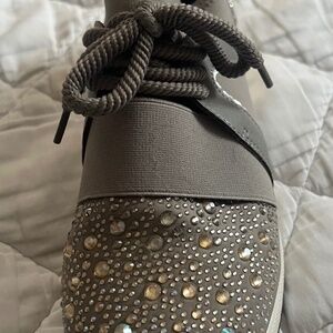 Carvela studded slip ons